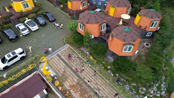  장성 편백숲 행복 유학 마을